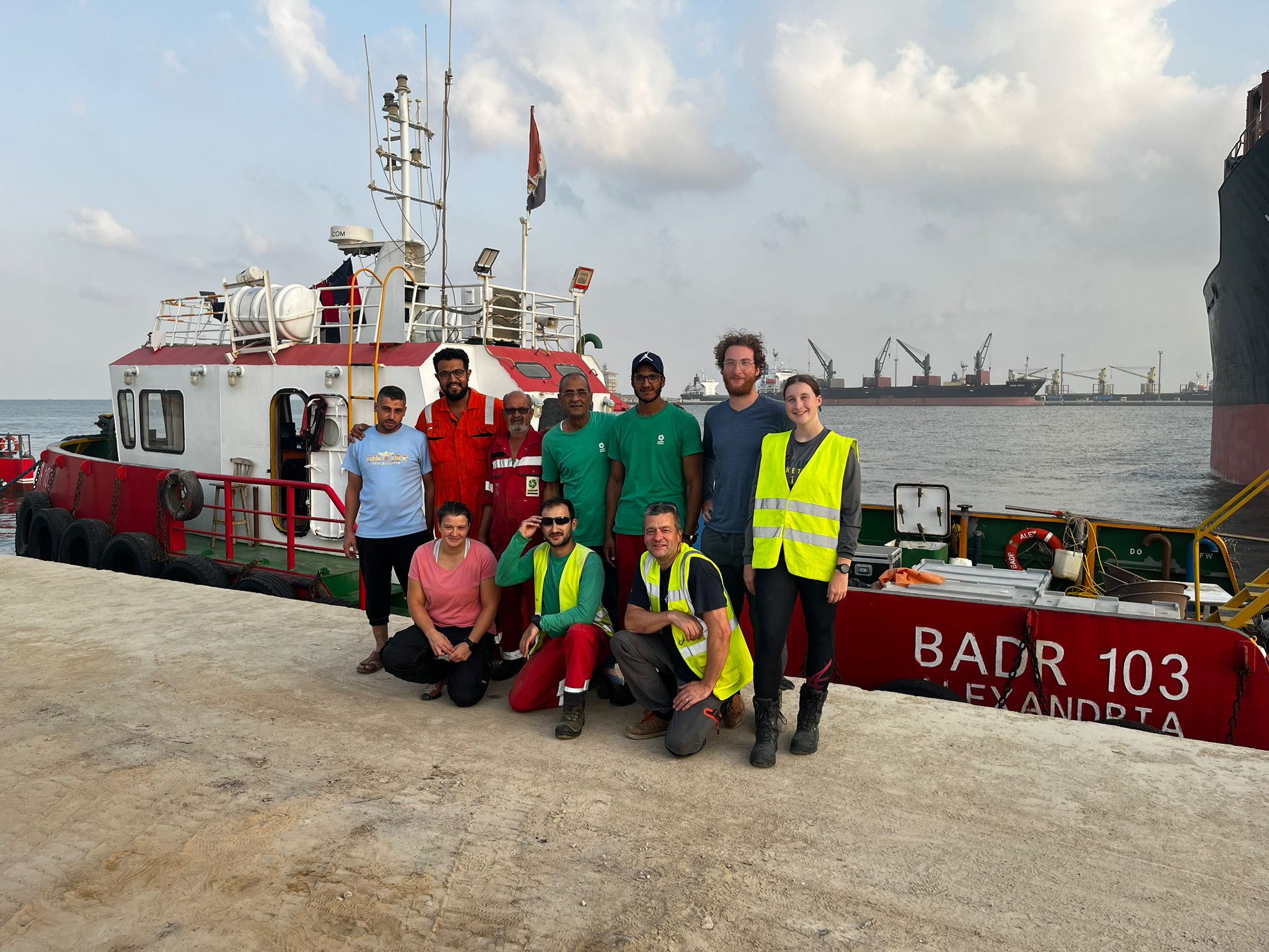 BADR 103 Supporting Major Dredging Operations at Abu Qir Port, Egypt
